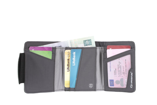RFID Wallet, Recycled, Grey - Life Venture
