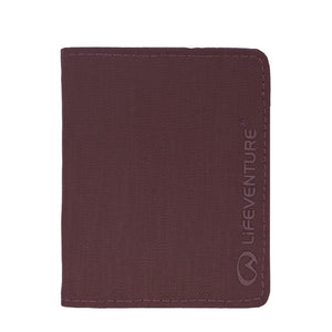 RFID Wallet, Recycled, Plum - Life Venture
