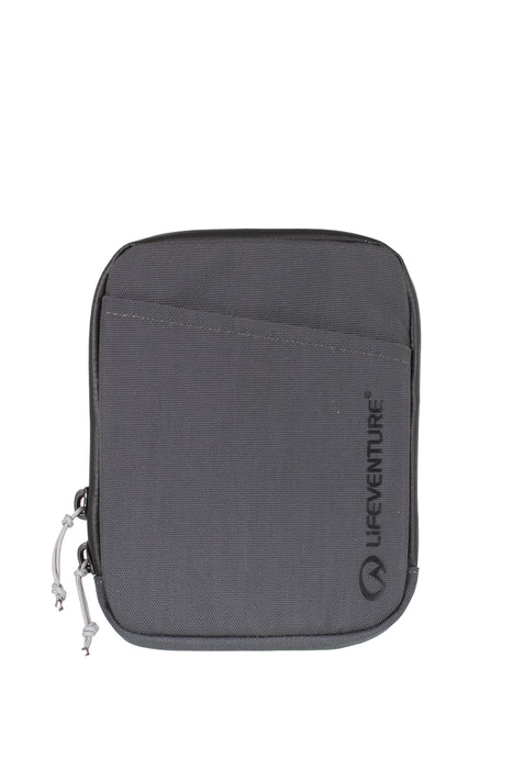 RFID Travel Neck Pouch, Recycled, Grey - Life Venture