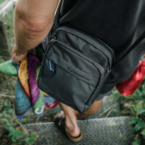 RFiD Shoulder Bag, Recycled, Grey - Life Venture