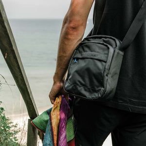 RFiD Shoulder Bag, Recycled, Grey - Life Venture