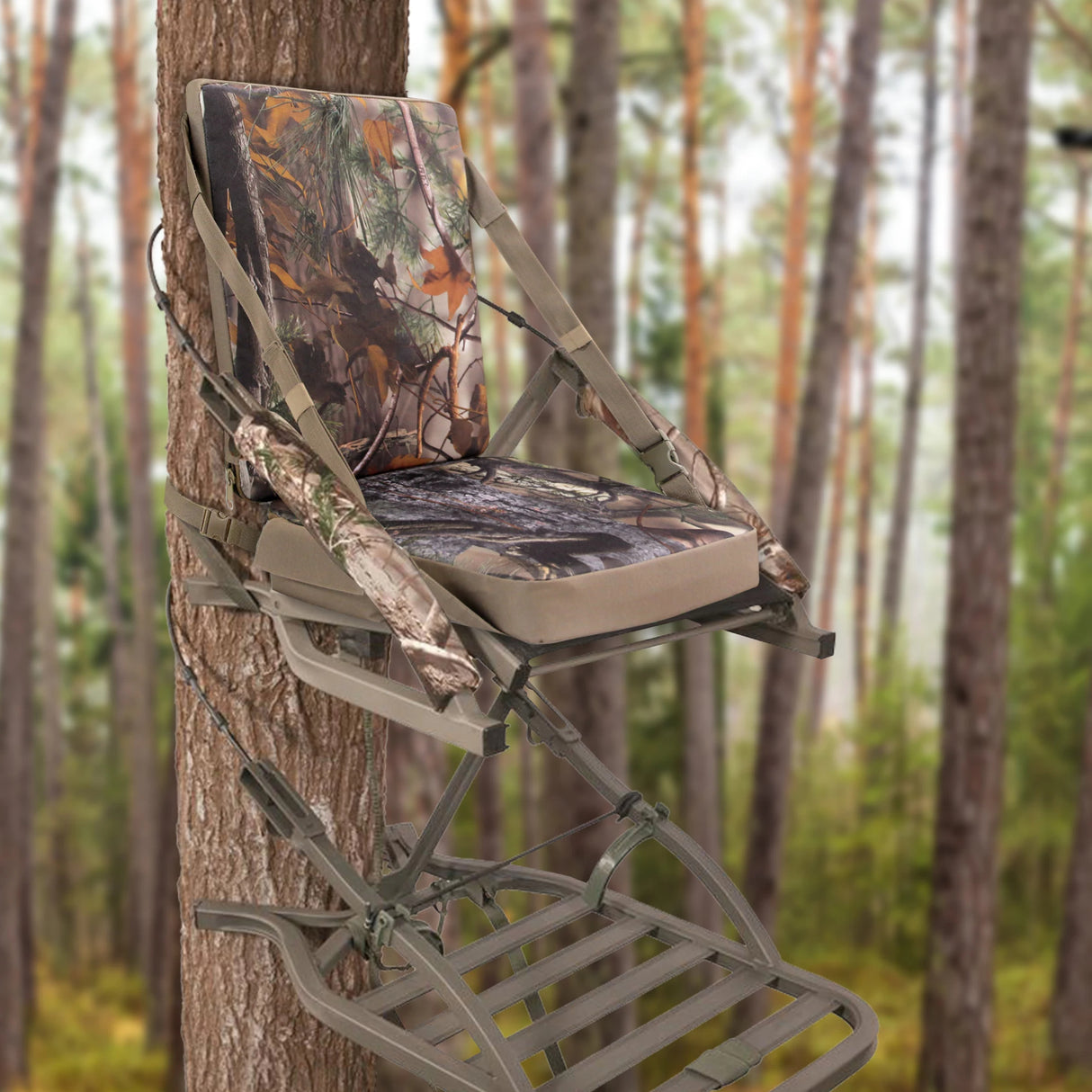 Luksus siddepude camo M. varme - HuntElite