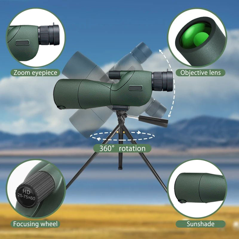 Spotting scope 25-75x60 - HuntElite