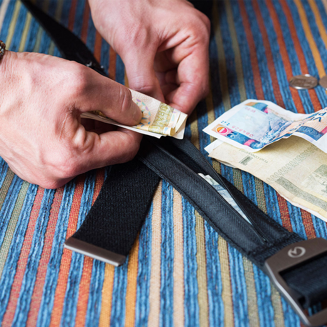 Travel Money Belt, Black - Life Venture
