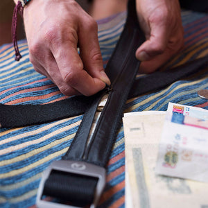 Travel Money Belt, Black - Life Venture