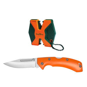 AccuSharp - Foldekniv/sliber sæt Orange m/lås