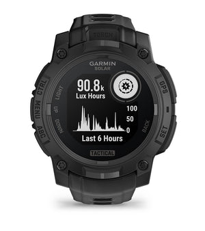 Instinct® 3 – 45 mm, Solar, Tactical Edition, Sort med sort rem