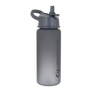 Flip-Top Water Bottle, Grey - Life Venture