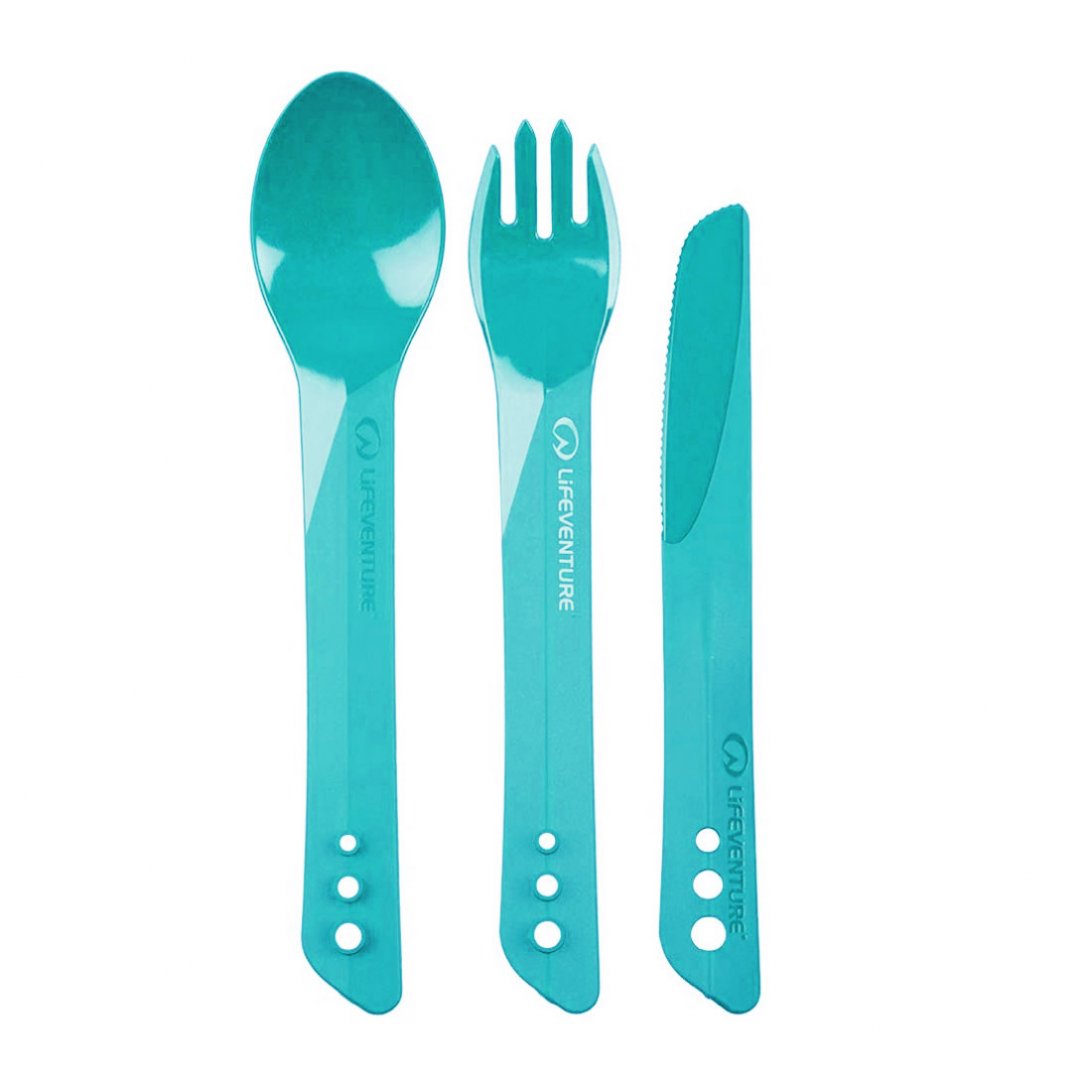 Ellipse Cutlery Set, Teal - Life Venture