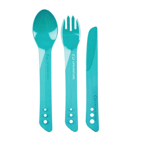Ellipse Cutlery Set, Teal - Life Venture