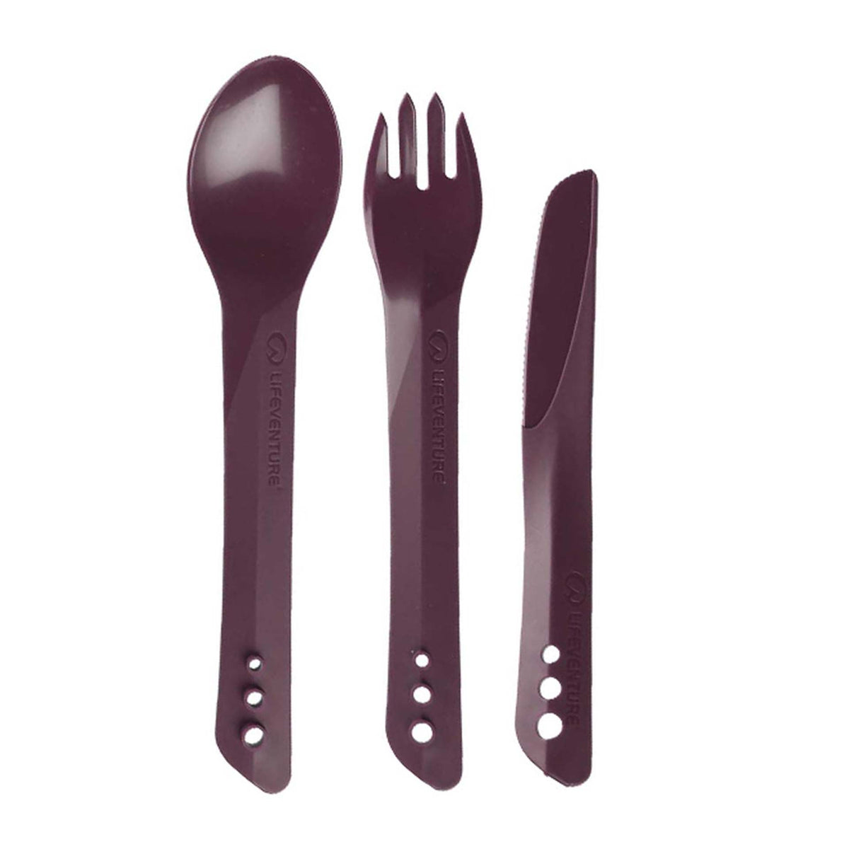 Ellipse Cutlery Set, Purple - Life Venture