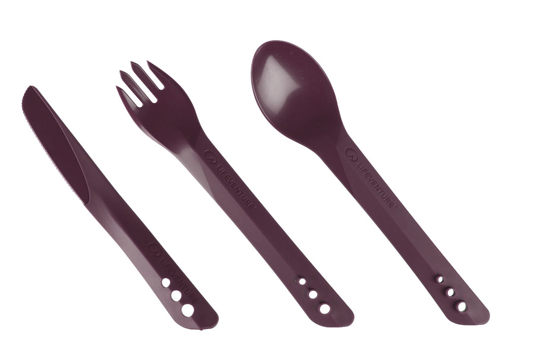 Ellipse Cutlery Set, Purple - Life Venture