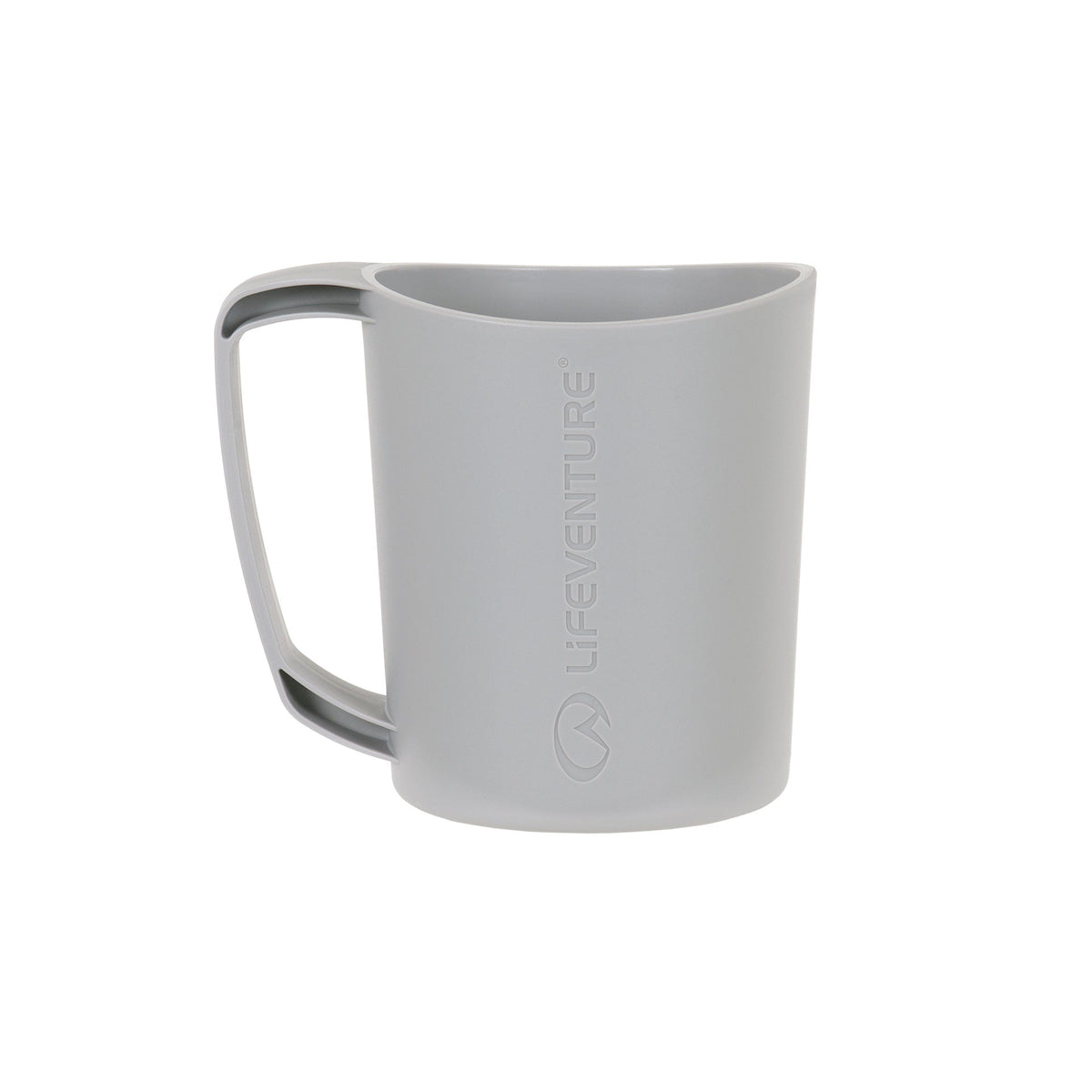 Ellipse Big Mug, Light Grey - Life Venture