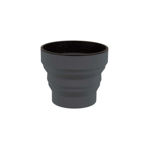 Silicone Ellipse Flexi-Mug, Graphite - Life Venture