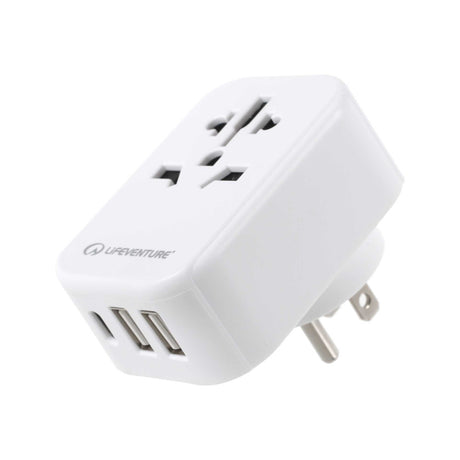 USA Travel Adaptor with USB + USB C - Life Venture