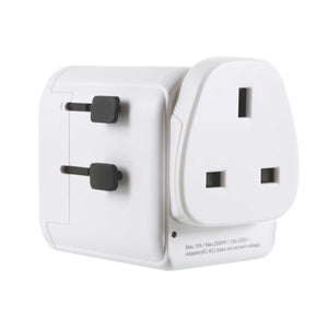 UK to World Travel Adaptor with USB - Life Venture