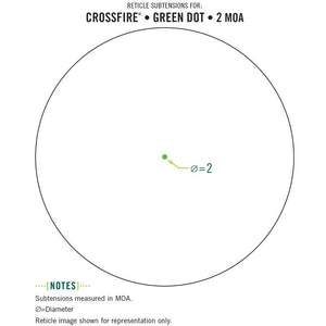 VORTEX CROSSFIRE II - GREEN DOT (SORT)