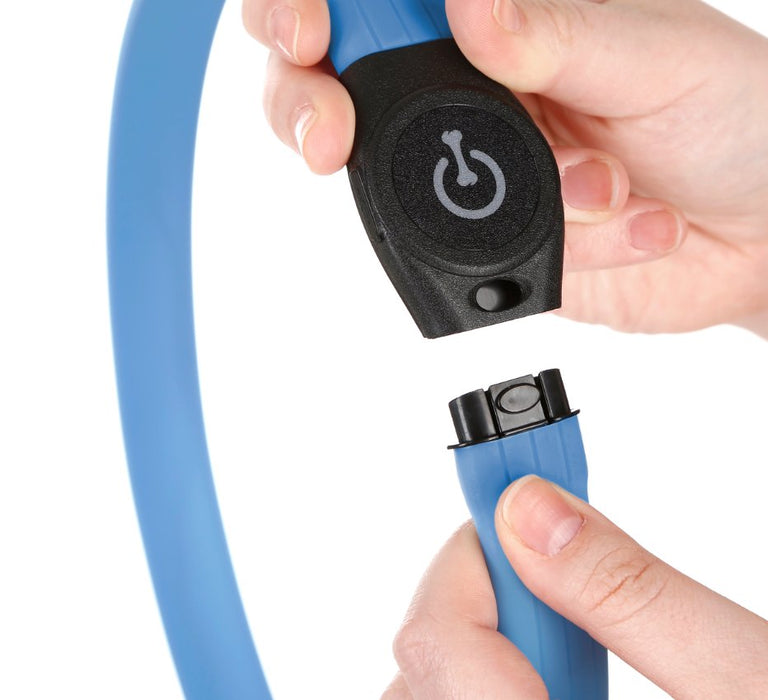 Halsbånd Maxi Safe Led - Blå