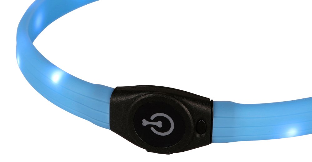 Halsbånd Maxi Safe Led - Blå