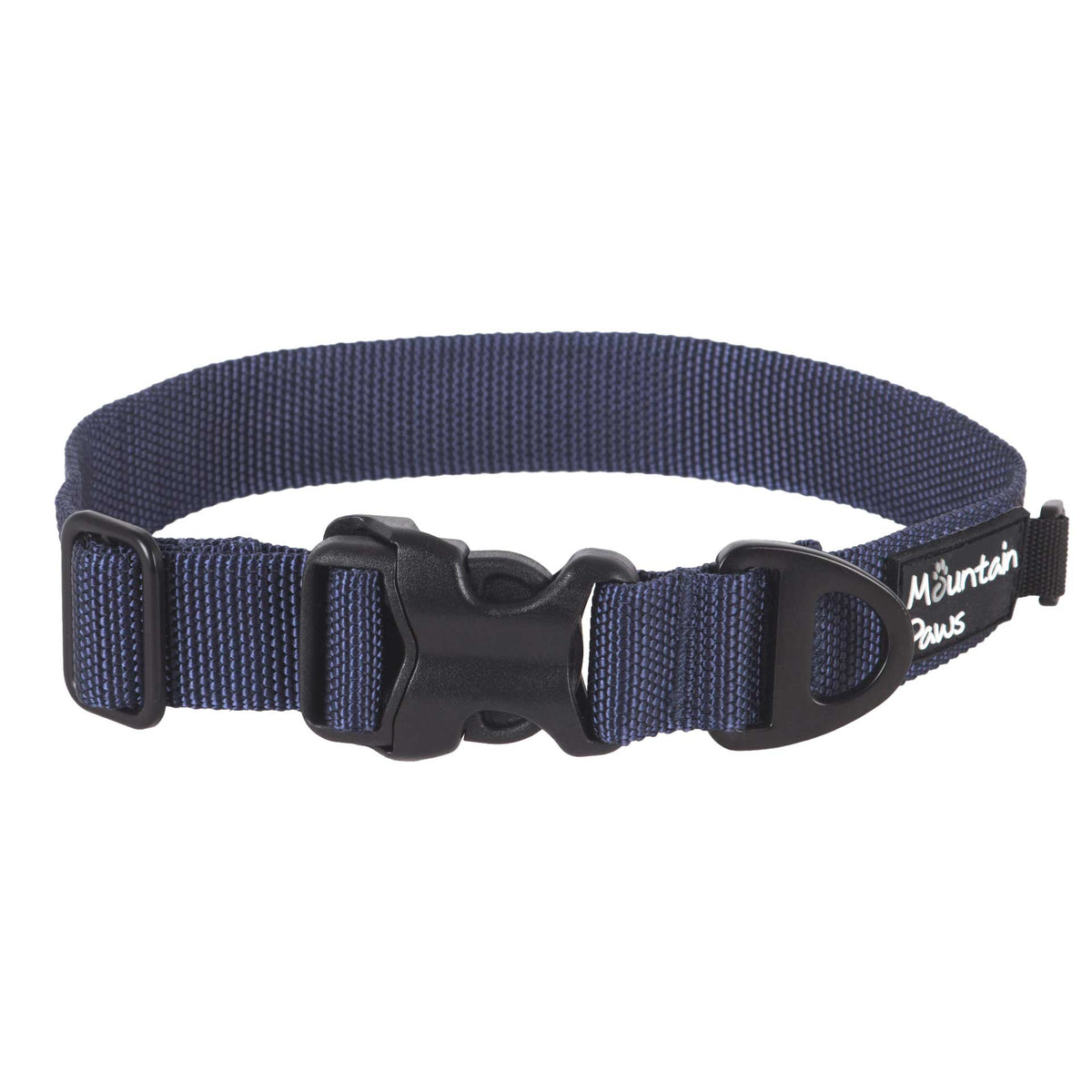 Extra Tough Dog Collar, Large, Navy - Mountain Paws