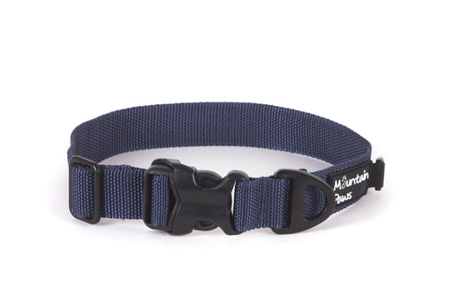 Extra Tough Dog Collar, Extra Large, Nav - Mountain Paws