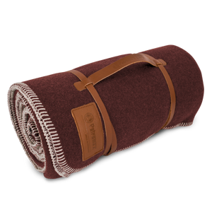 Petromax Wool Blanket 150 x 200 cm smoky - Petromax - Bordeau Red/Chocolate Brown