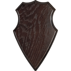 Bukkeplade mørkt træ - Seeland 21 x 13 cm