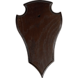 Bukkeplade til trofæ A 22x13 - Dark wood