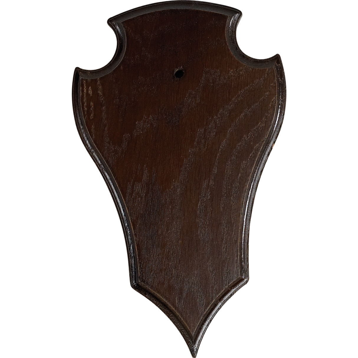 Bukkeplade til trofæ A 22x13 - Dark wood