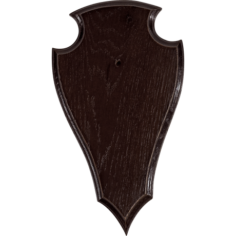 Bukkeplade mørkt træ - Seeland 23 x 13 cm