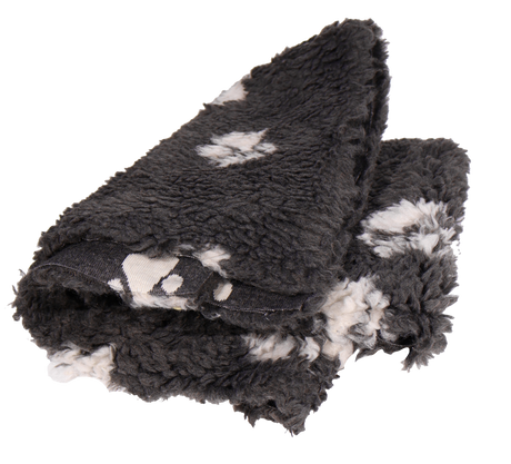 Vetbed 100x150cm, Large grey with paws