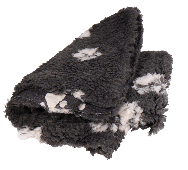 Vetbed 100x150cm, Large grey with paws