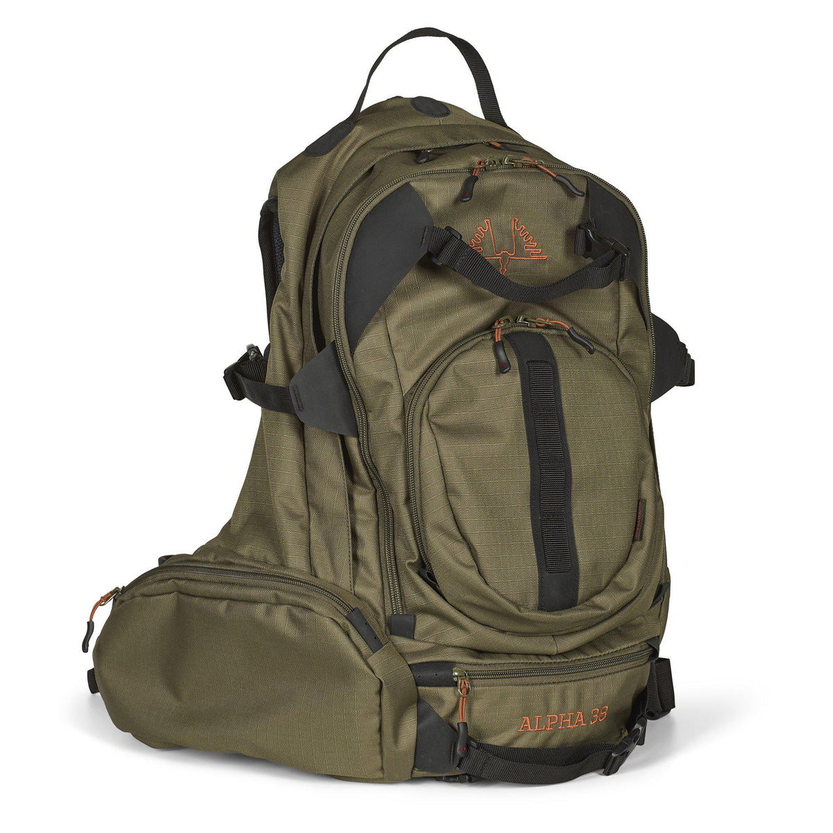 Alpha 38 Backpack Hunting Green - Swedteam