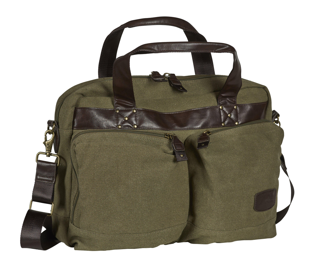 Crest Briefcase Bag Ivy Green - Swedteam