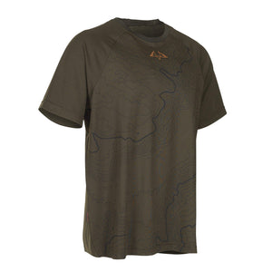Alpha SS RE-ECO T-Shirt Printed Green - Swedteam