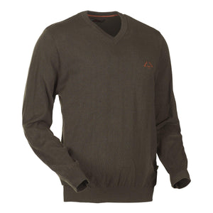 Crest V-Neck Sweater - Swedteam Green - Swedteam
