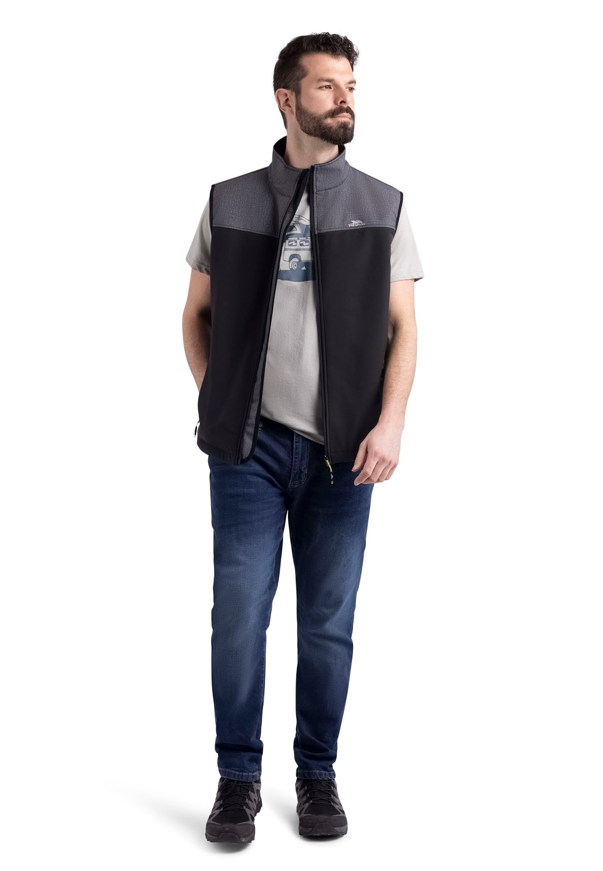 Abbott Gilet - Dark Grey Marl - Trespass