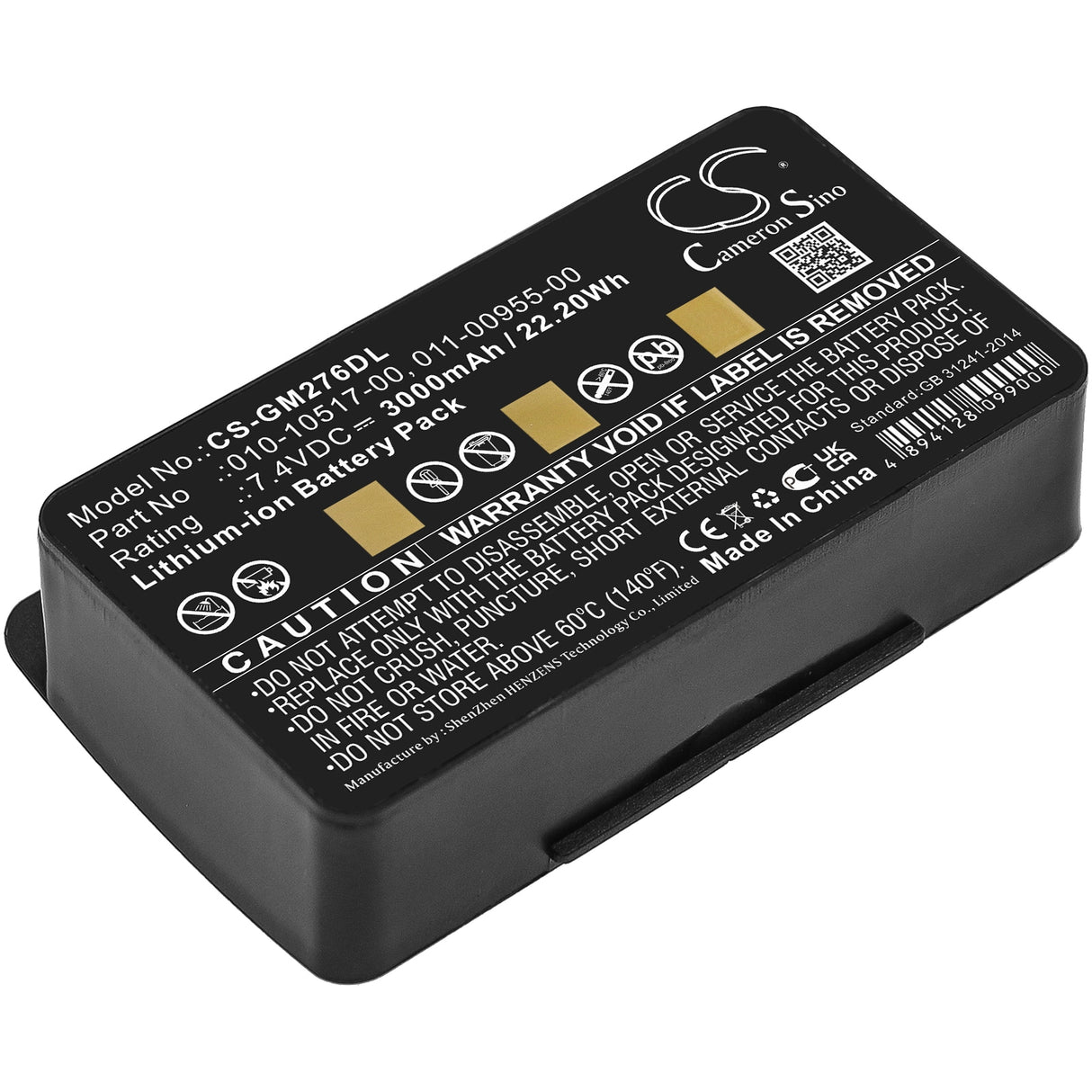 Litiumionbatteri (GPSMAP® 276Cx) 2