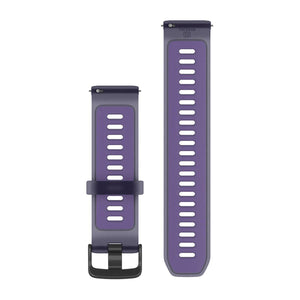 Quick Release remme (22 mm), Gennemskinnelig Imperial Purple/Indigo med Slate hardware 1