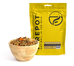Oksegryde med perlebyg - Firepot