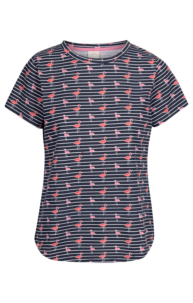Cara - Navy Flamingo Stripe - Trespass