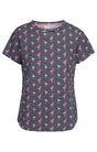 Cara - Navy Flamingo Stripe - Trespass