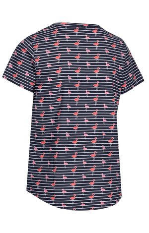 Cara - Navy Flamingo Stripe - Trespass