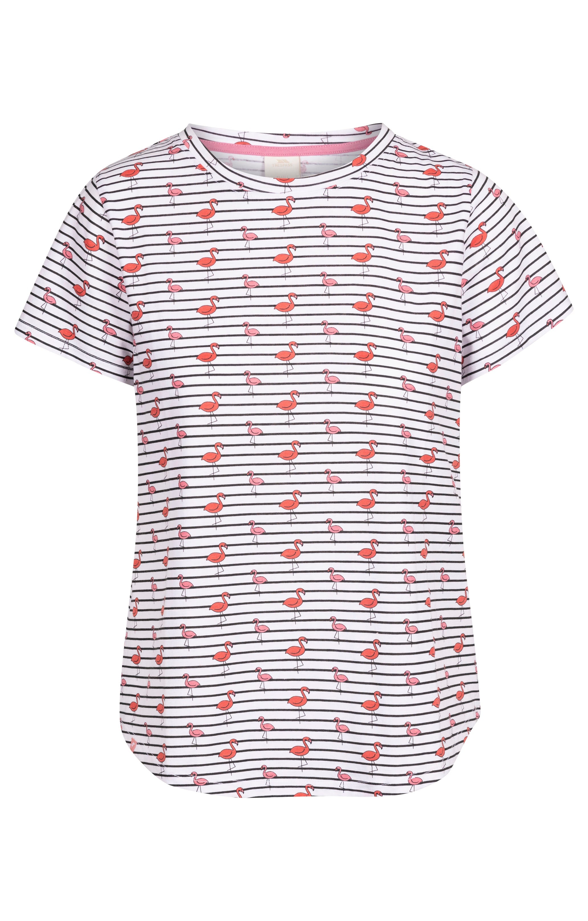 Cara - White Flamingo Stripe - Trespass