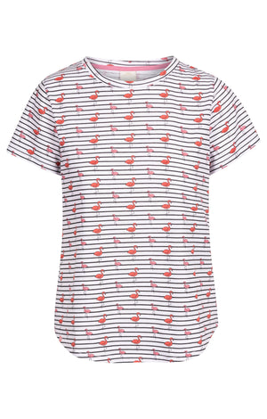 Cara - White Flamingo Stripe - Trespass
