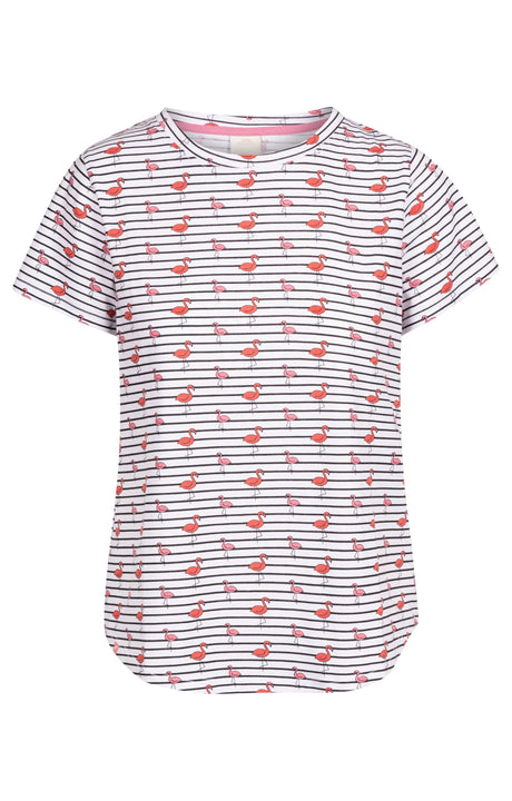 Cara - White Flamingo Stripe - Trespass