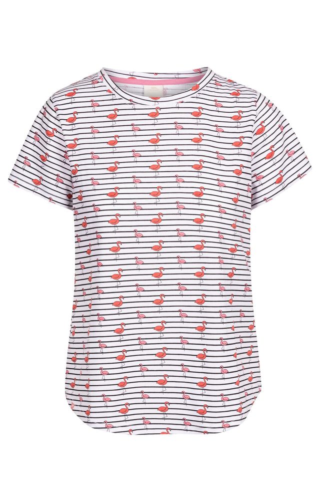 Cara - White Flamingo Stripe - Trespass