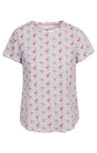 Cara - White Flamingo Stripe - Trespass