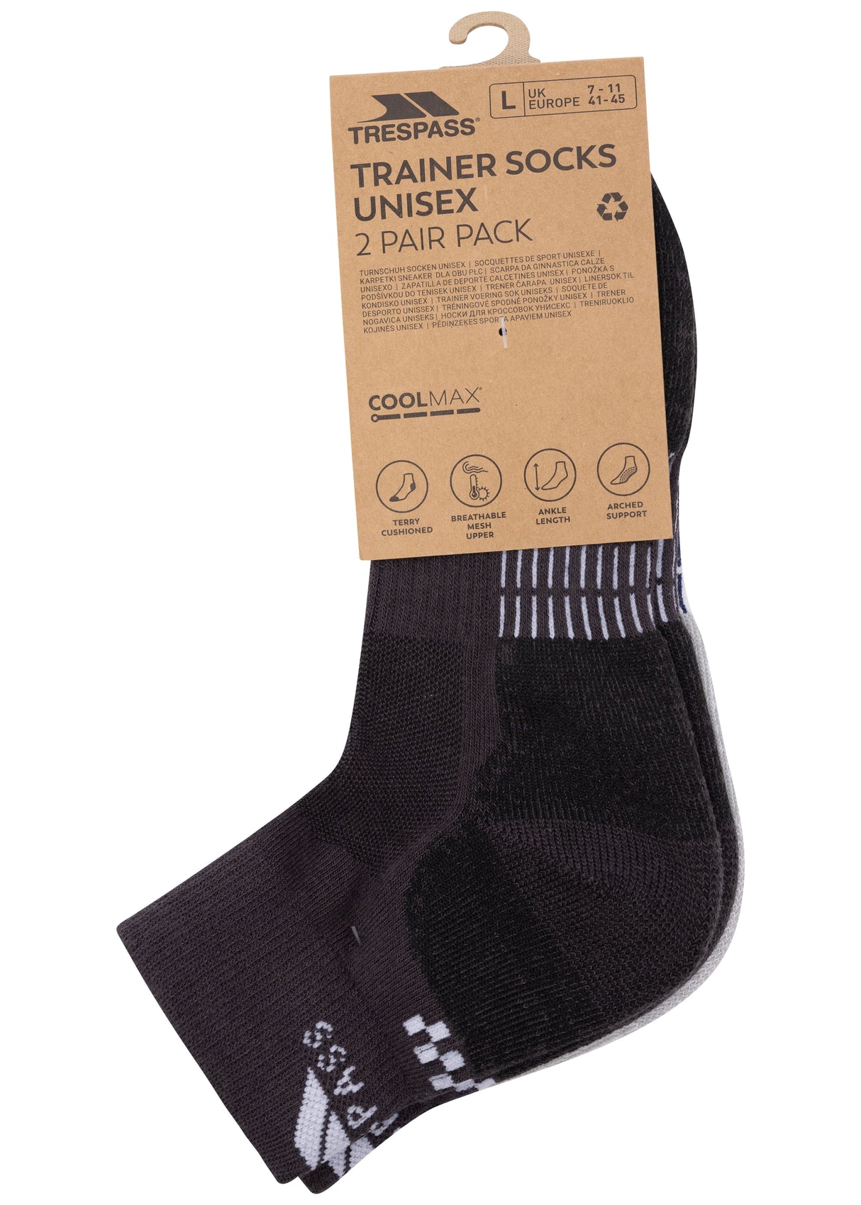 Champ - Charcoal / White - Trespass