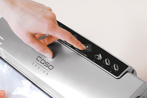 Caso Vakuum - VC15 Inox 9 L/min, 1 svejsetråd, -0,7 bar, stopknap